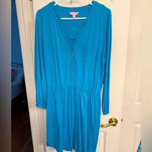 Lilly Pulitzer casual cotton dress size L